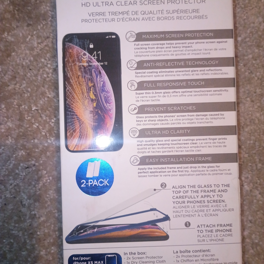 Premium Screen Protector for iPhone - 2-Pack